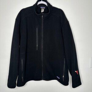Patagonia Synchilla Black Fleece Full Zip Chicago Bulls XL